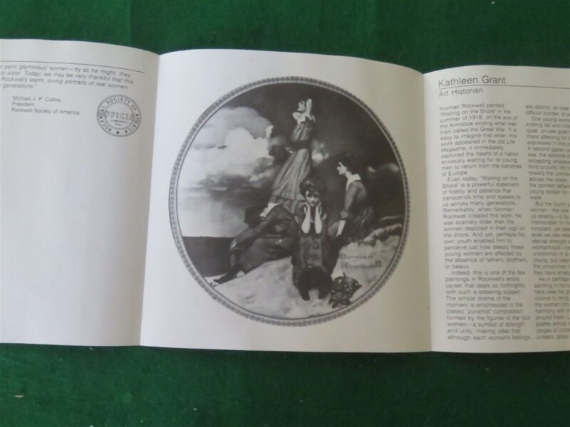 Rockwell Collector Plate Knowles Waiting On The Shore #16382U 6