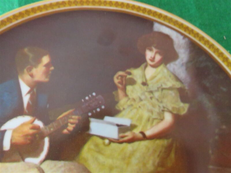 Rockwell Collector Plate Knowles Pondering On The Porch #2689P 2