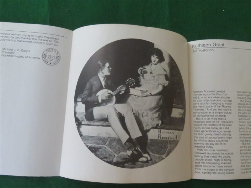 Rockwell Collector Plate Knowles Pondering On The Porch #2689P 6
