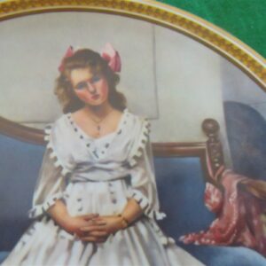 Rockwell Collector Plate Knowles Waiting At The Dance #17149F 2