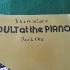 Adult At The Piano Book One By John W. Schaum 1968 Instructional Vintage Music 2