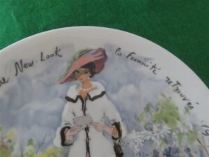 Collector Plate Henri d’Arceau-Limoges New Look Feminity Recovered 2