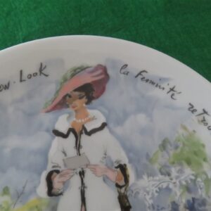 Collector Plate Henri d’Arceau-Limoges New Look Feminity Recovered 2