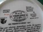Collector Plate Henri d’Arceau-Limoges New Look Feminity Recovered 4