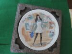 Collector Plate Henri d’Arceau-Limoges Brigitte In Mini-Skirt the Liberated Woman 1965 Plate #CE554 g
