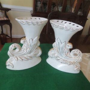 Horn Of Plenty Flower Vase With Roses 12