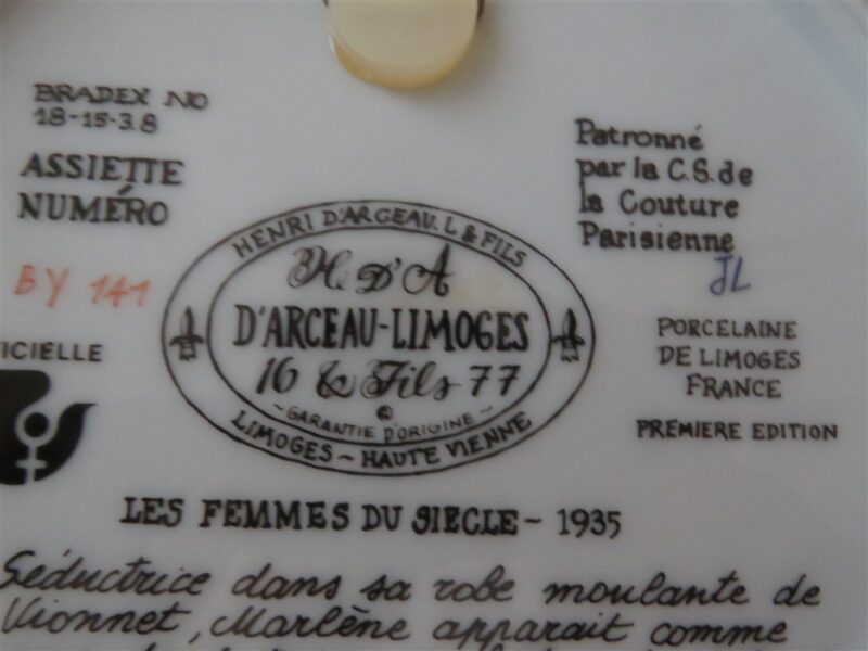 Henri d’Arceau-Limoges Marlene, The Vamp, The Sophisticated Women 4