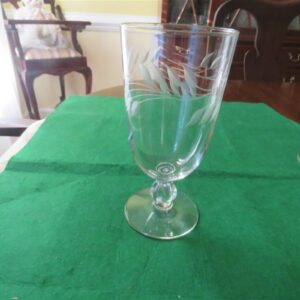 Pedestal Stem Crystal Water Glass 12