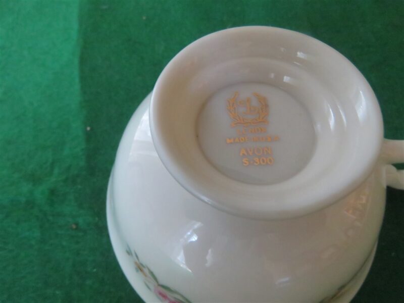 Lenox Footed Cup & Saucer Avon Pattern 10