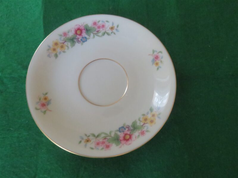 Lenox Footed Cup & Saucer Avon Pattern 3