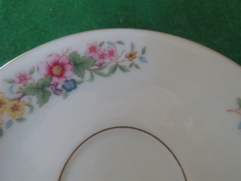 Lenox Footed Cup & Saucer Avon Pattern 4
