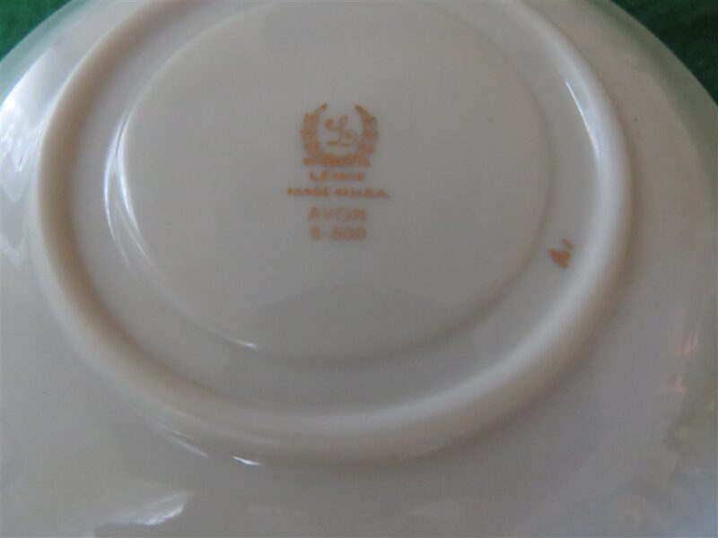 Lenox Footed Cup & Saucer Avon Pattern 5