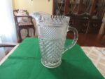 Anchor Hocking Wexford Large Pressed Glass 2 Quart Pitcher 1