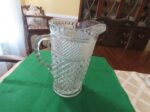 Anchor Hocking Wexford Large Pressed Glass 2 Quart Pitcher 2