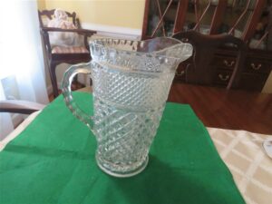 Anchor Hocking Wexford Large Pressed Glass 2 Quart Pitcher 2