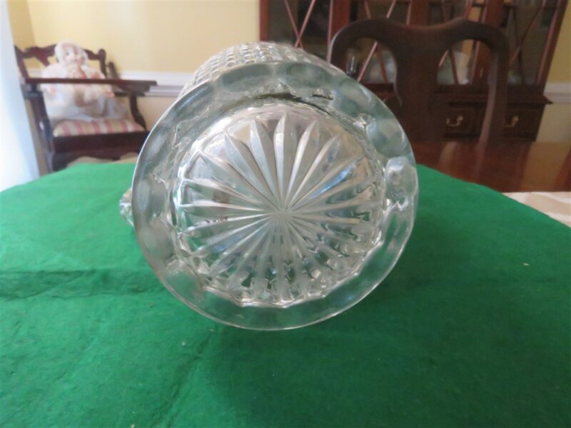 Anchor Hocking Wexford Large Pressed Glass 2 Quart Pitcher 5