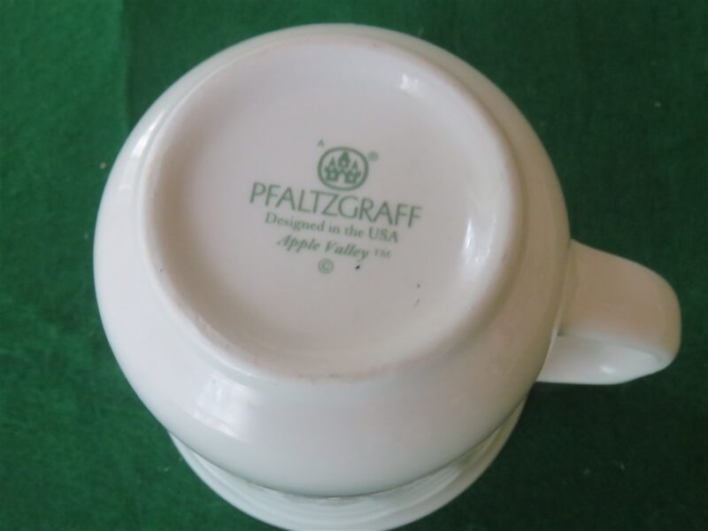Pfaltzgraff Flat Cup Apple Valley Pattern 3