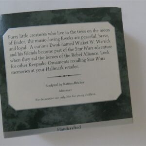 Hallmark Keepsake Ornament Ewoks 2