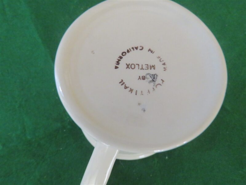 Creamer Poppytrail by Metlox Made in California 4