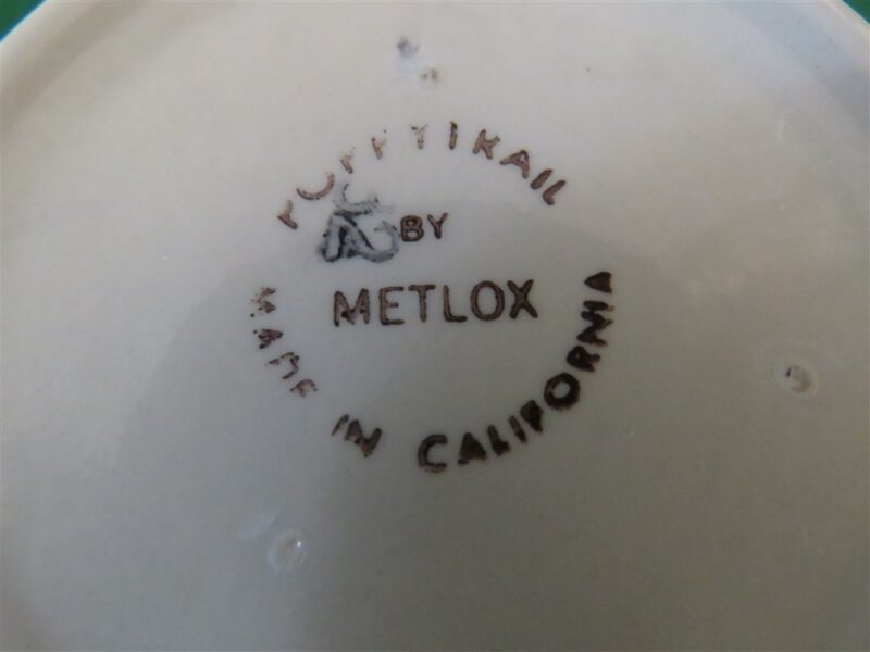 Creamer Poppytrail by Metlox Made in California 5