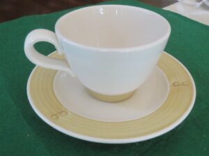 Cup and Saucer Poppytrail by Metlox Made in California 2