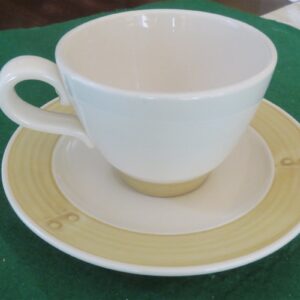 Cup and Saucer Poppytrail by Metlox Made in California 2