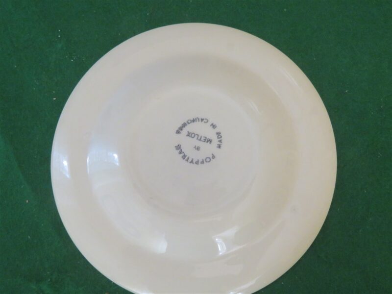 Cup and Saucer Poppytrail by Metlox Made in California 4