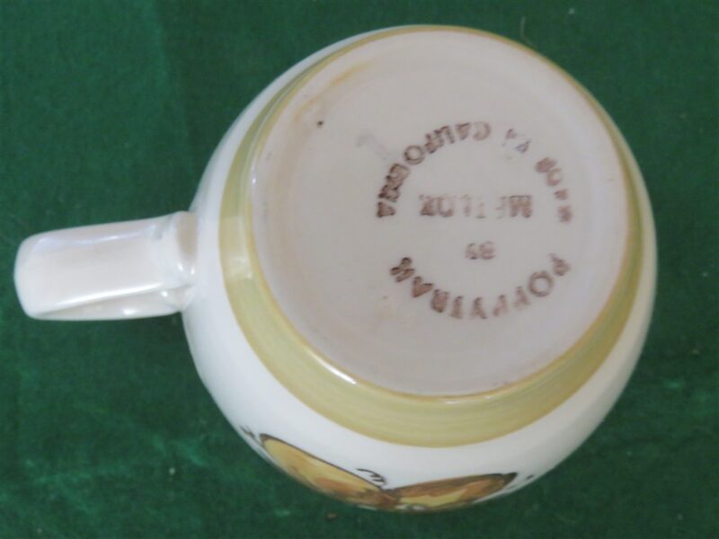 Cup and Saucer Poppytrail by Metlox Made in California 6
