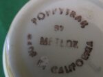 Cup and Saucer Poppytrail by Metlox Made in California 7