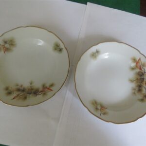 Fine China of Japan Pine Tree Rim Soup Bowl 1