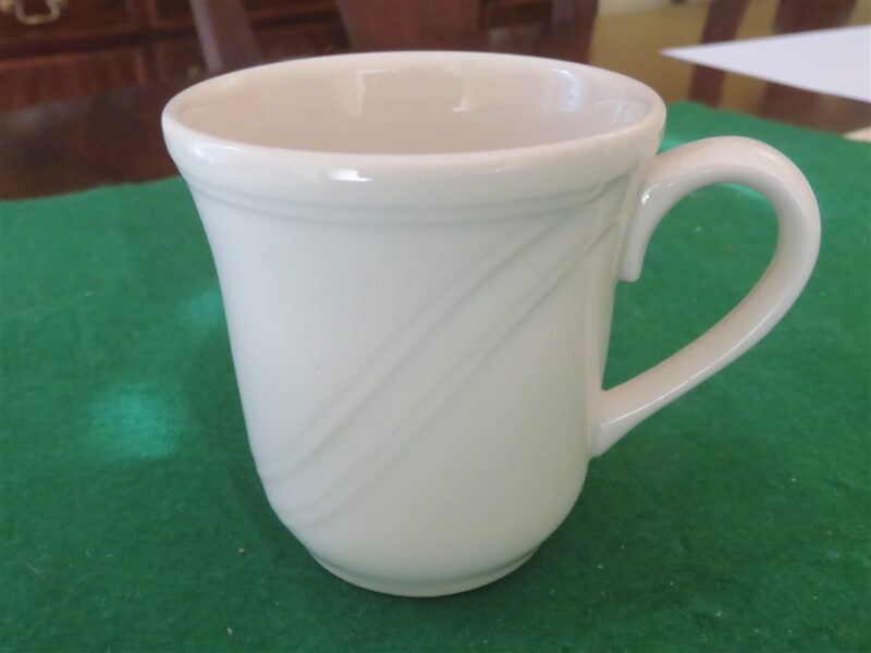 White Diner Restaurantware Cups USA 1 3