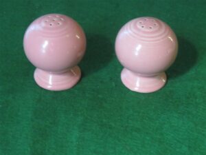Fiestaware Pink Salt And Pepper Shaker 1