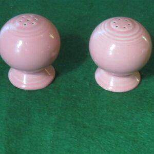 Fiestaware Pink Salt And Pepper Shaker 1