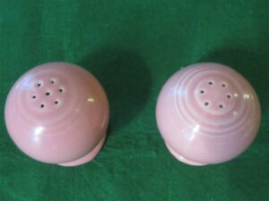 Fiestaware Pink Salt And Pepper Shaker 2