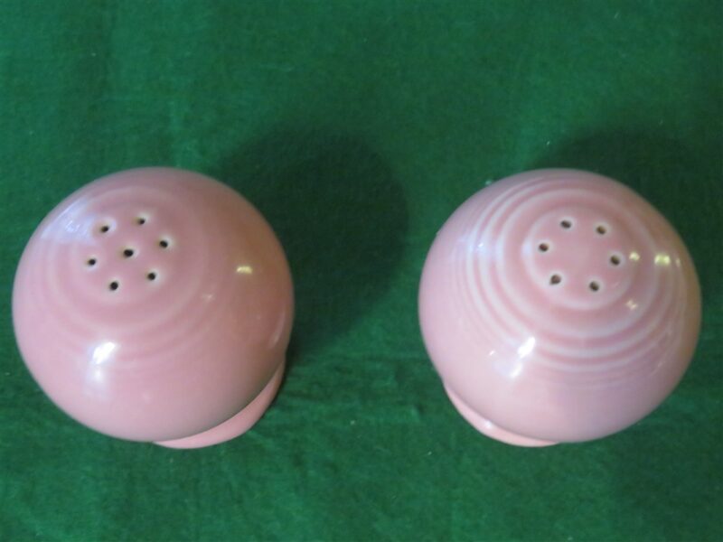 Fiestaware Pink Salt And Pepper Shaker 2