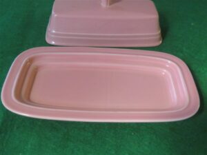 Fiestaware Pink Covered Butter Dish 2