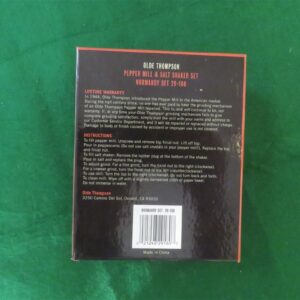 Olde Thompson Pepper Mill and Salt Shaker Set 2