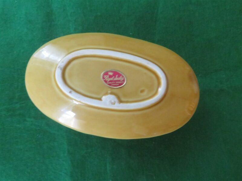 Royal Sealy Kaycoware Covered Green Serving Dish with underplate. 5