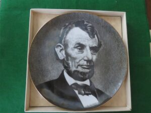 John Andrews Gettysburg Address Collector Plate Lincoln 1