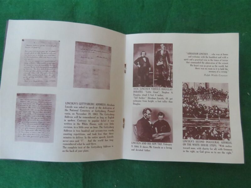 John Andrews Gettysburg Address Collector Plate Lincoln 6
