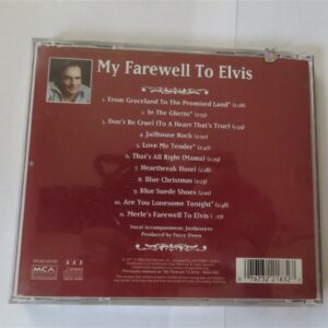 Merle Haggard My Farewell To Elvis CD 2