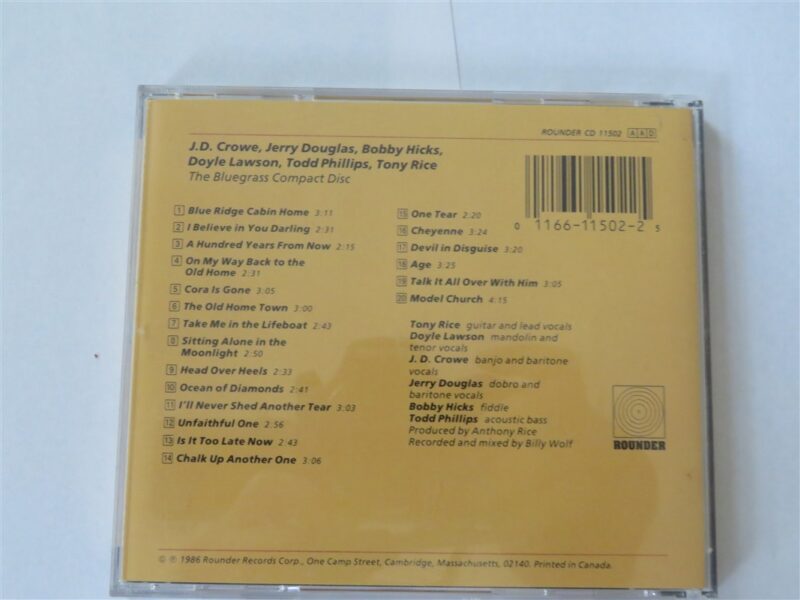 The Bluegrass Compact Disc 2