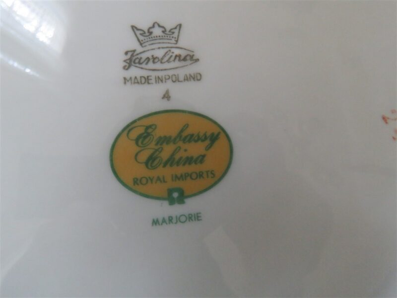 Favolina-Karolina Dinner Plate Marjorie Pattern 4