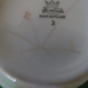 Favolina-Karolina Sugar Bowl with Lid Marjorie Pattern 11