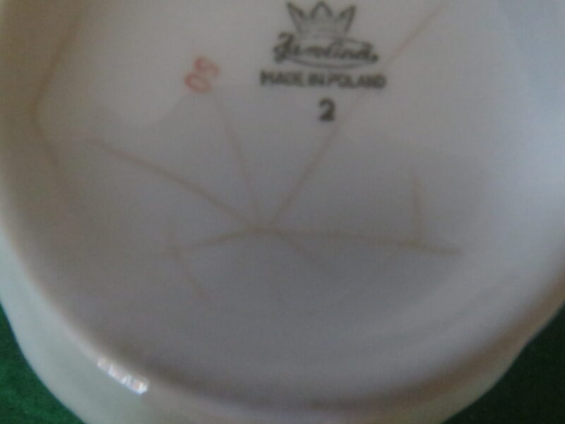 Favolina-Karolina Sugar Bowl with Lid Marjorie Pattern 11