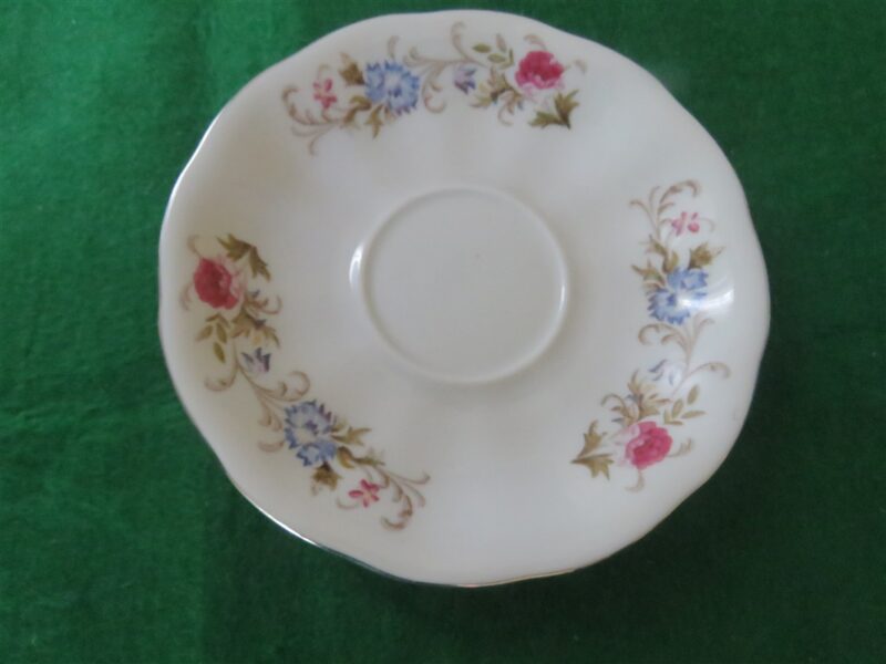Favolina-Karolina Footed Cup & Saucer Marjorie Pattern 3