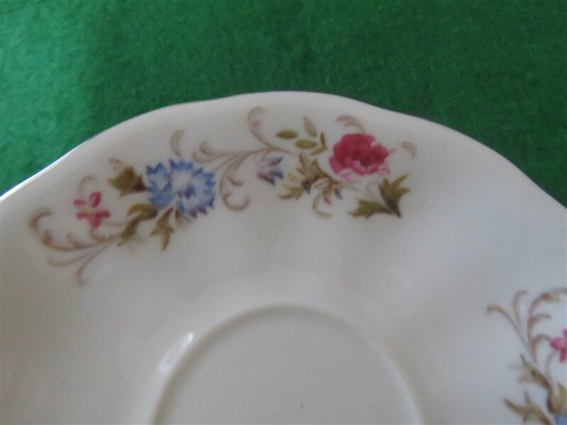 Favolina-Karolina Footed Cup & Saucer Marjorie Pattern 4