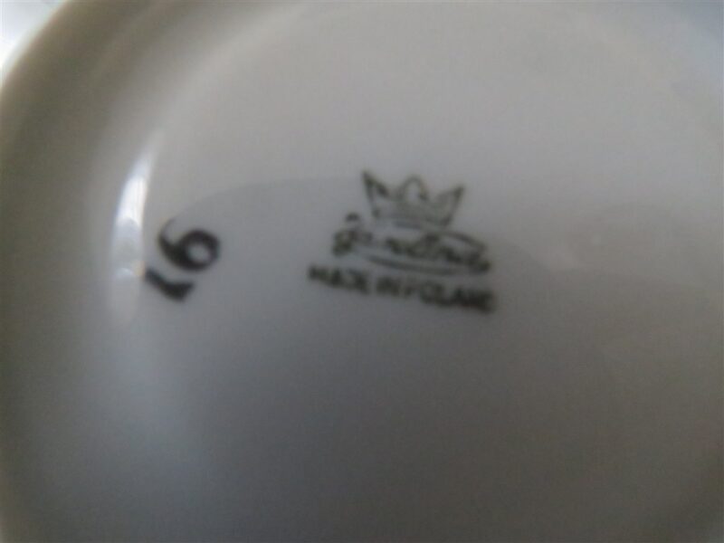 Favolina-Karolina Footed Cup & Saucer Marjorie Pattern 6