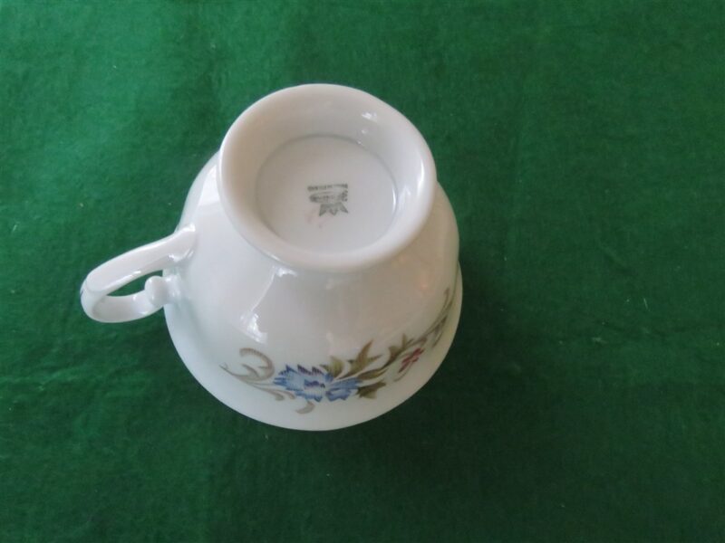 Favolina-Karolina Footed Cup & Saucer Marjorie Pattern 7