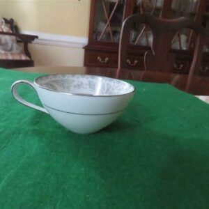 Noritake Flat Cup Belmont Pattern Group of 4 cups